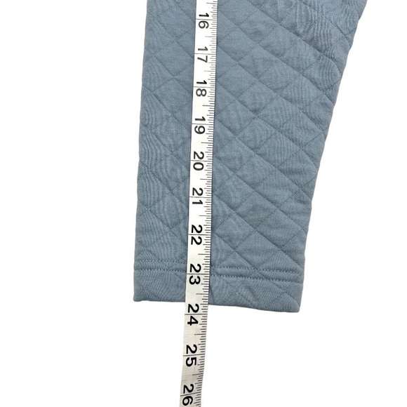 L.L.Bean Blue Lightweight Cotton Blend Quilted Zip Up Jacket Size M - Picture 15 of 17